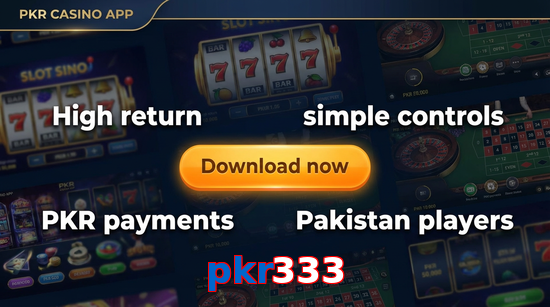 Main screen of Pkr333 gamedownload page for PK players